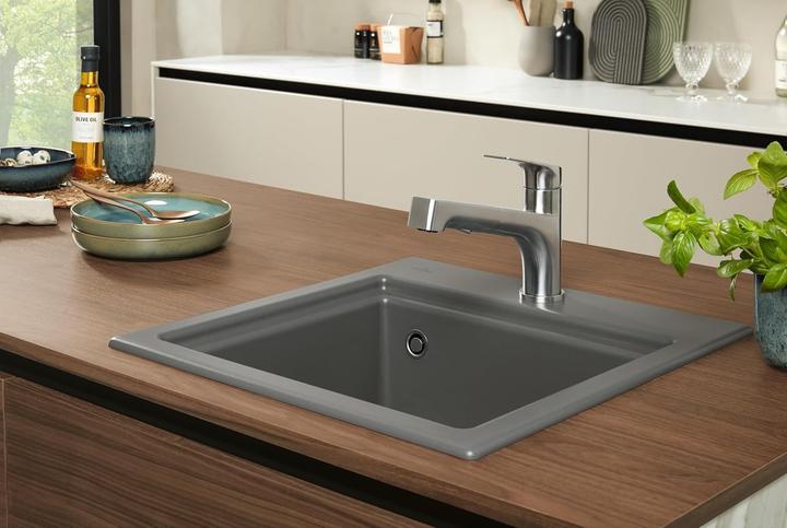 Actual product image Villeroy & Boch Junis Shower kitchen tap, stainless steel