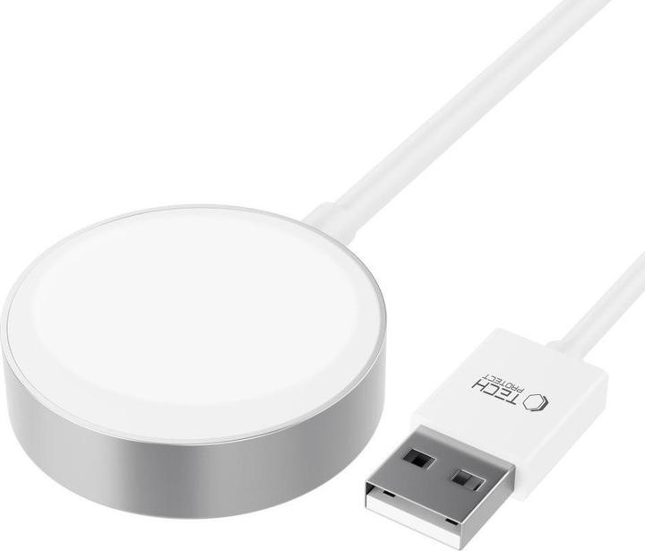 Actual product image Tech-Protect Ultraboost Magnetic Charging Cable 120cm Apple Watch White