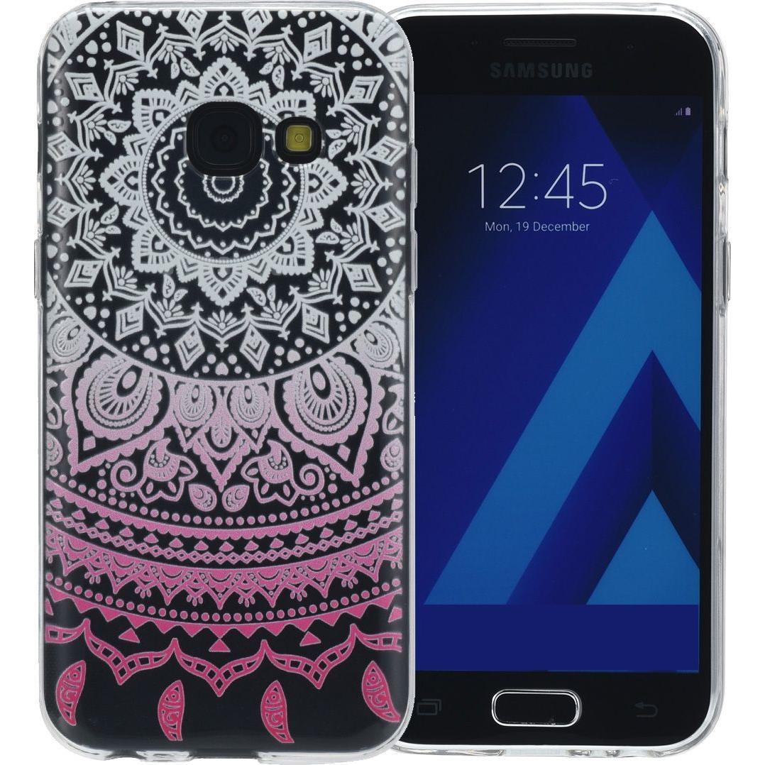 König Design Henna Cover für Samsung Galaxy S8 Case Schutz Hülle Silikon Bumper Sonne Weiss (Samsung Galaxy S8+), Smartp...