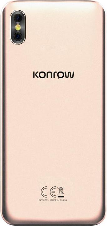 Actual product image Konrow Sky Lite - Android 8.1 - 4G - 5.45" Display - Dual Sim - 16GB, 1GB RAM - Gold (16 GB, Gold, 5.45", 4G)