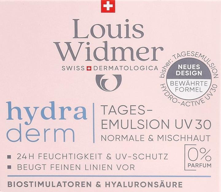 Image du produit Widmer Émulsion de jour Hydraderm (50 ml, Crème de jour, SPF 30)