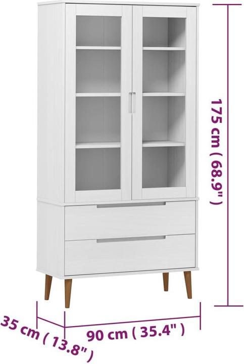 Actual product image VidaXL Frea (90 x 35 x 175 cm)