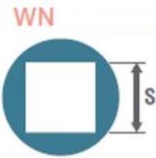 Actual product image Koken Square drive socket 1/2", square drive socket, internal 17WN