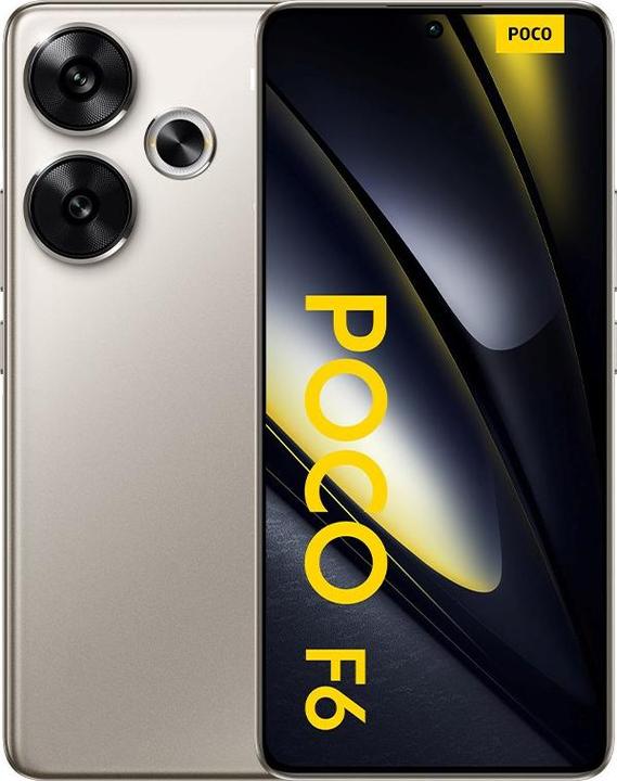 Produktbild Xiaomi Poco F6 (512 GB, Titanium color, 6.67", Dual SIM, 5G)