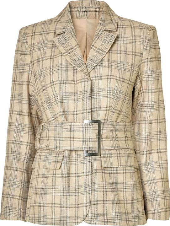Produktbild Selected Femme Leinenmix Karo Slim Fit Blazer (36)