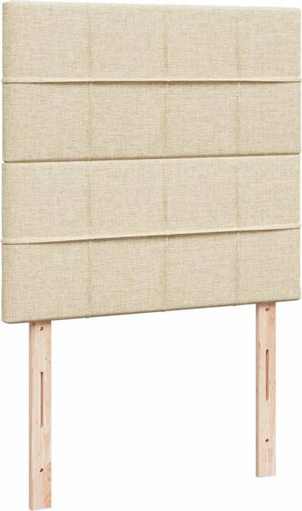 Actual product image vidaXL Bo x springbett mit Matratze 90 x 200 cm Stoff (90 x 200 cm)