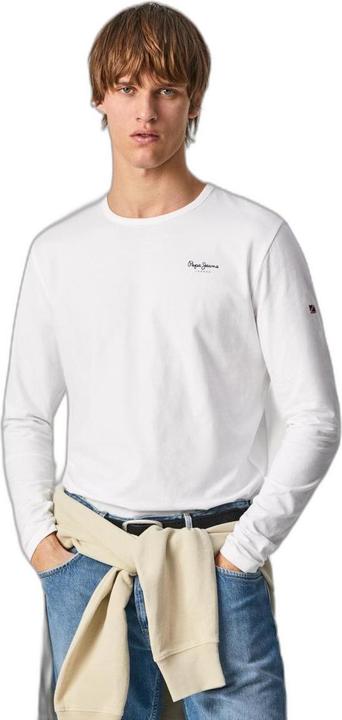 Image du produit Pepe Jeans Original Basic T-Shirt Long Sleeve White (S)