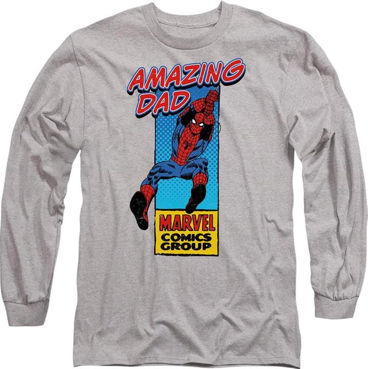 Produktbild Amazing Dad TShirt meliert Vatertag (M)