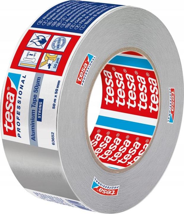 Produktbild tesa Alu Tape strong m. Liner 50m:50mm (50 mm)