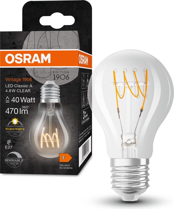 Produktbild Ledvance LED-Lampe (E27, 4.80 W, 470 lm, 1 x, F)