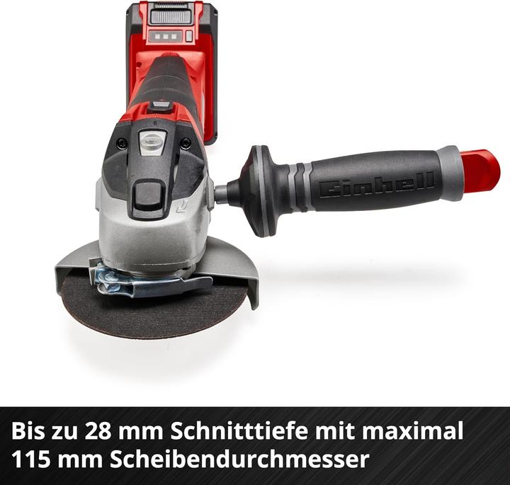 Immagine prodotto Einhell TE-AG 18/115 Li - Solo (115 mm)