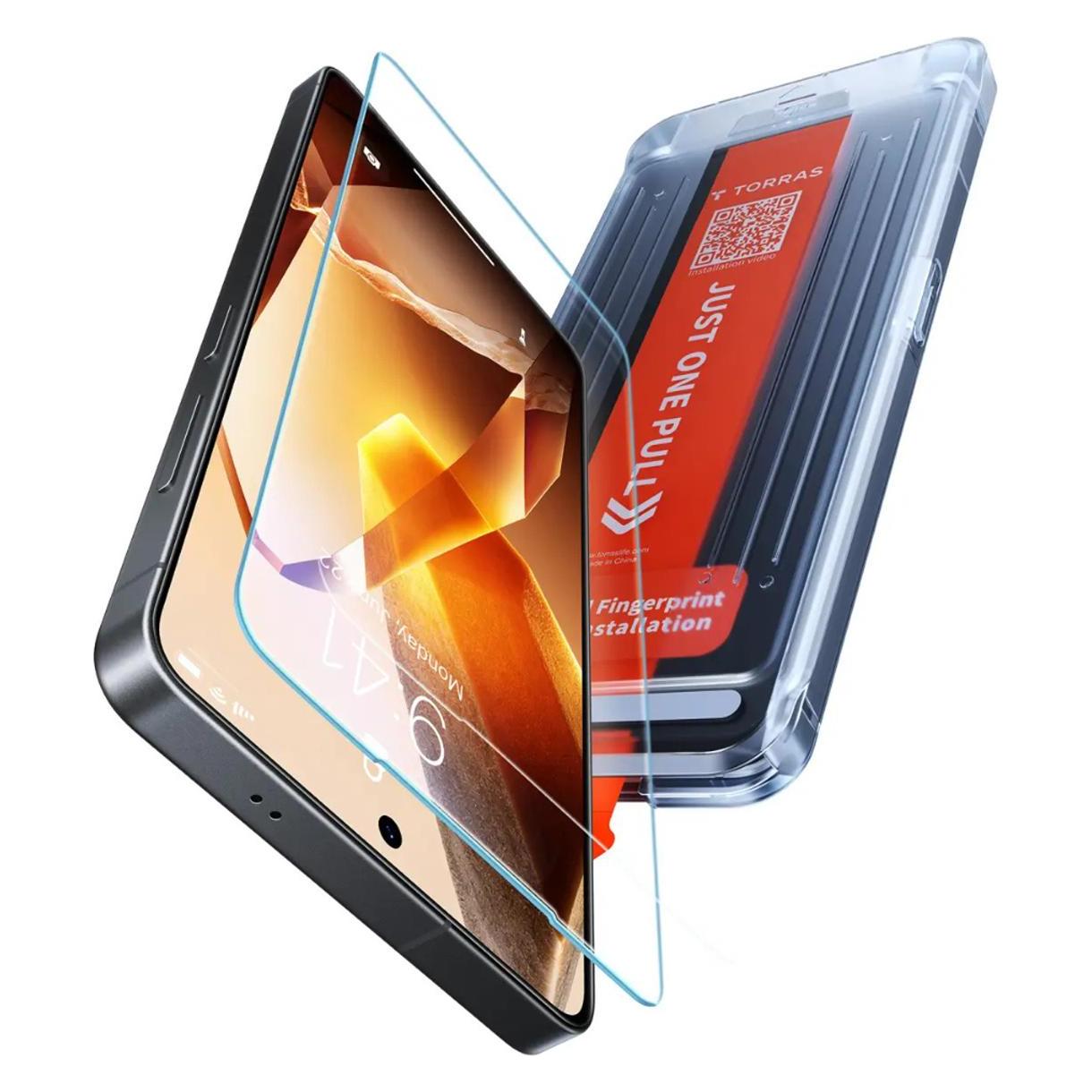 Torras Install Master (1 Stk., Samsung Galaxy S26), Smartphone Schutzfolie, Transparent