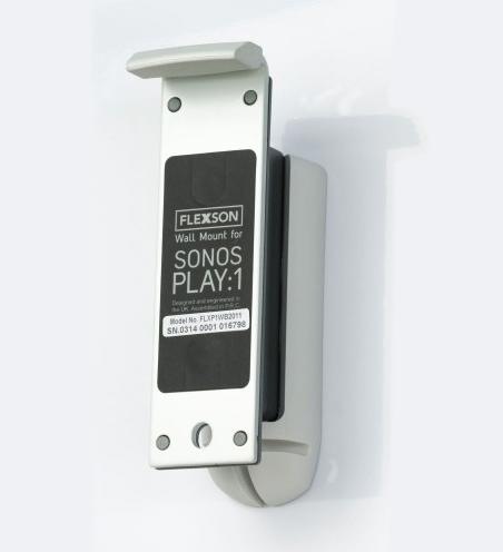 Actual product image Flexson Wall mount for Sonos One and Play:1 (1 pcs., Wall installation, Tiltable, Pivoting, Rotatable)
