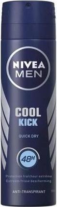 NIVEA Men Deodorant Spray Cool Kick 150ml (Spray, 150 ml)
