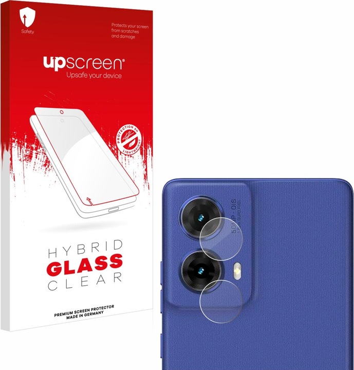 Produktbild upscreen Schutzglas Schutzfolie Glas Folie Displayschutz klar (1 Stück, Motorola Moto G85)