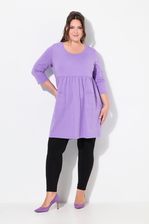 Actual product image Ulla Popken Empire Waist Patch Pocket Knit Tunic (62)