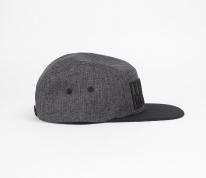 Actual product image cap flat peak, 58 cm, black (58)