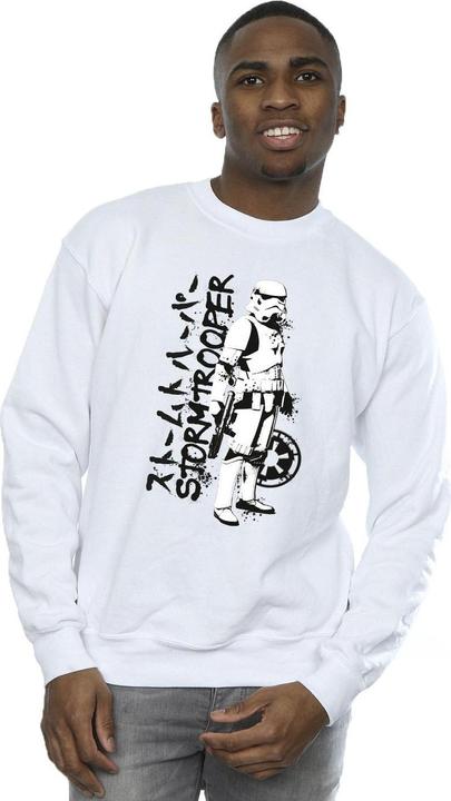 Actual product image Star Wars Mens Japanese Stormtrooper Sweatshirt (XL)