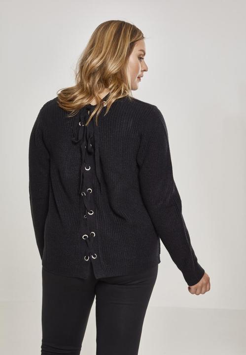 Image du produit Urban Classics Ladies Back Lace Up Sweater (4XL)