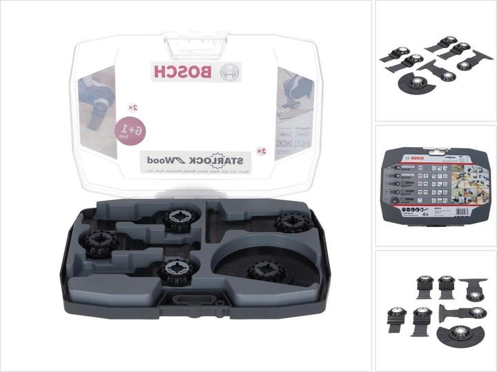 Produktbild Bosch Professional Zubehör Starlock Set für Holz ACZ 85 EC, All 65 BSPB, AIZ 32 APB/32 BSPB/20 AB