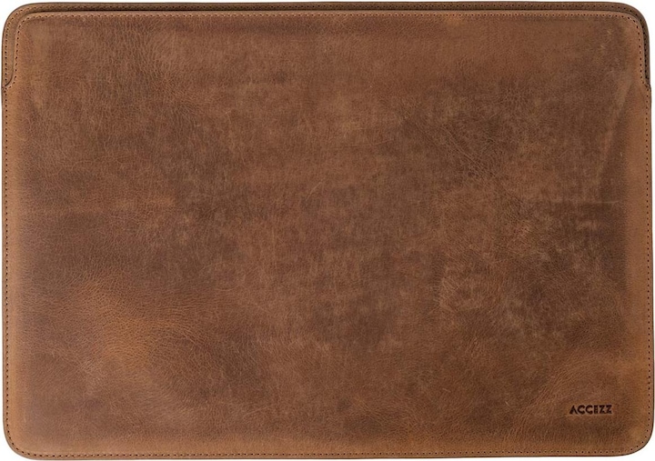 Produktbild Accezz Leather Laptop hoes MacBook 14 inch - Laptopsleeve - Cognac (14", Apple)