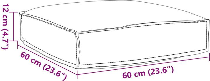 Image du produit vidaXL Coussin Pallet (60 x 60 x 12 cm)