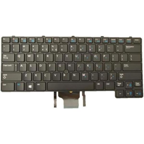 Dell Keyboard (US-INTERNATIONAL), Notebook Ersatzteile, Schwarz