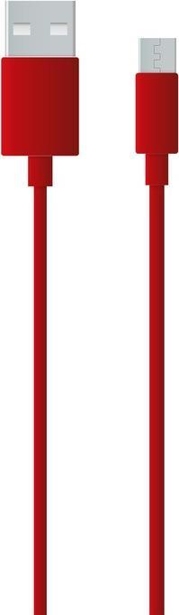 Muvit Il Mio Cavo Micro USB 2m Rouge (2 m, USB 3.2 Gen 1)