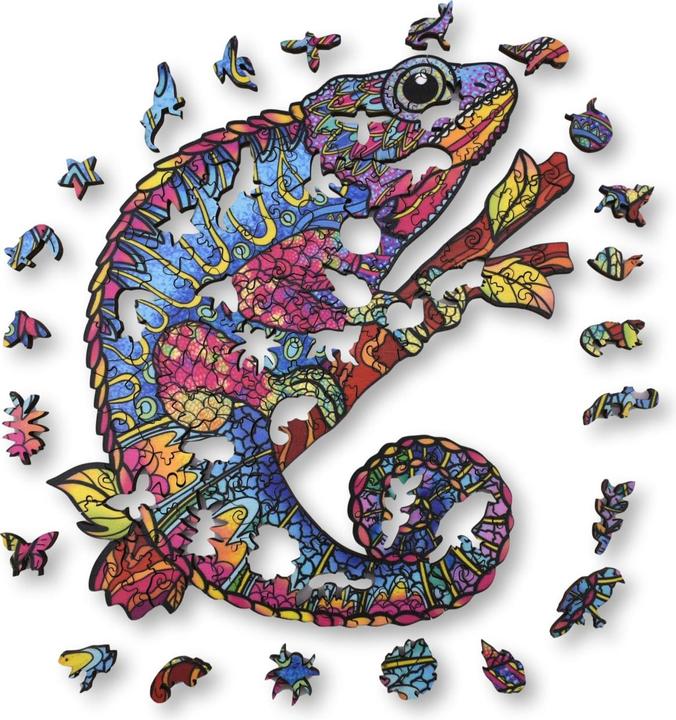Immagine prodotto Aniwood Motivo Puzzle Camaleonte (M) (150 pezzi)