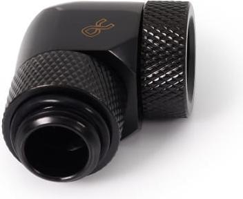 Produktbild Alphacool Eiszapfen Winkeladapter 90?? drehbar G1/4 AG auf G1/4 IG - 4pcs Set Deep Black