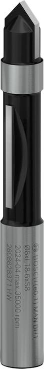 Produktbild Bosch Professional Zubehör Kopierfräser, 8 mm, D1 8 mm, L 19 mm, G 66 mm