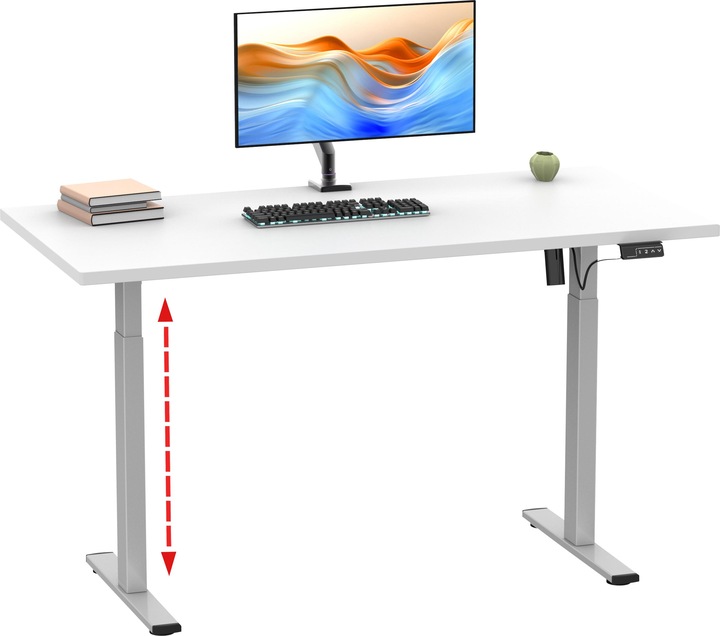 Actual product image VCM Desk adjustable Lona 140x80 si (140 x 80 x 120 cm)