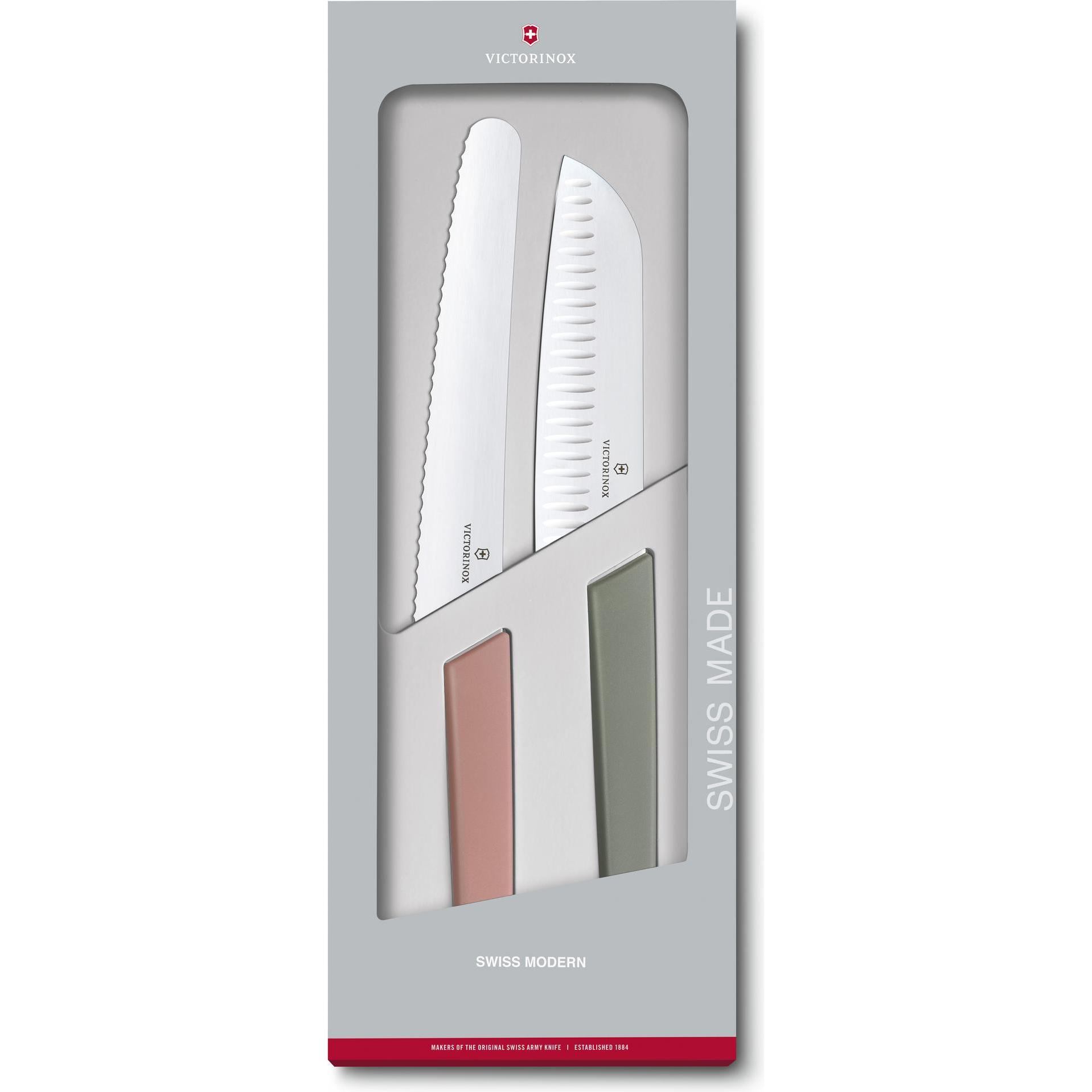 Victorinox Swiss Modern, Küchenmesser, Grün, Rosa