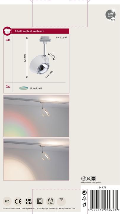 Image du produit Paulmann URail Sabik (570 lm)