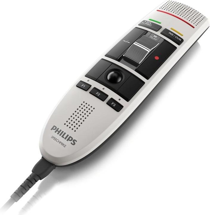 Image du produit Philips LFH3220 SpeechMike III Classic Integrator (sans logiciel, commutateur à glissière).