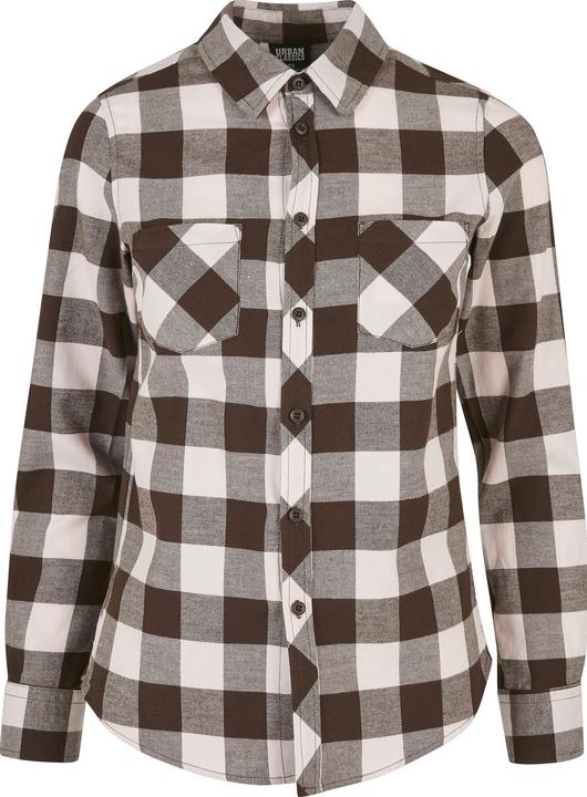 Immagine prodotto Urban Classics Camicia da donna in flanella a quadri risvoltati (M)