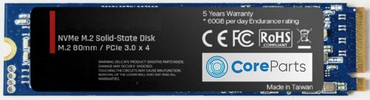 Produktbild CoreParts M.2 PCIe NVMe (M Key) (High (2000 GB, M.2 2280)