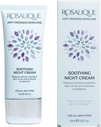 Image du produit Rosalique Crème de nuit apaisante pour peaux sensibles (Soothing Night Cream) 50 ml (50 ml, Crème de nuit, SPF 50)