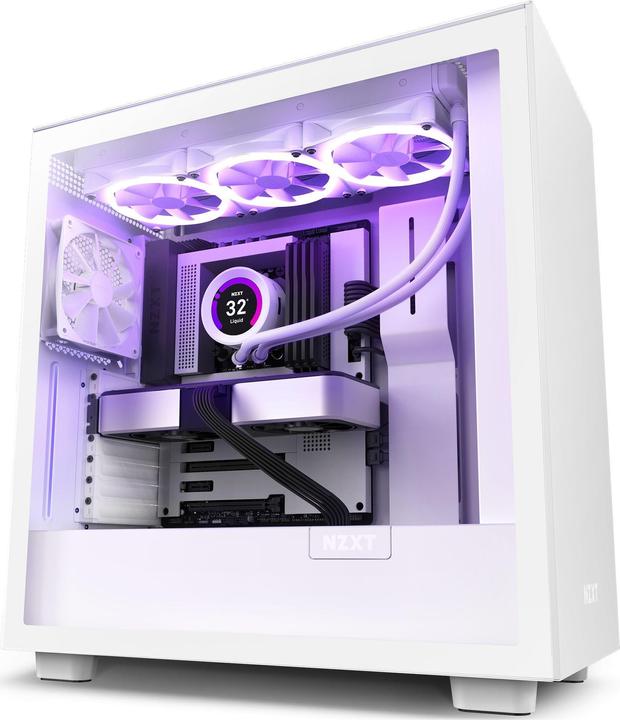 Productafbeelding NZXT H7 ALL White MidiTower glasvenster CM-H71BW-01 (ATX, mATX, E-ATX, Mini-ATX)