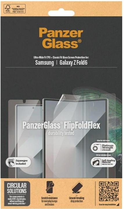 Produktbild PanzerGlass Tempered glass & film (1 Stück, Samsung Galaxy Z Fold6)