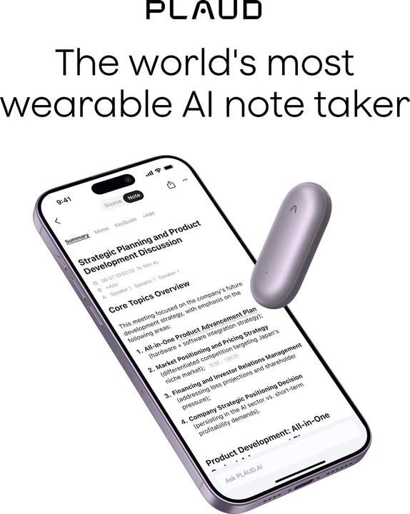 Actual product image Plaud NotePin (64 GB)