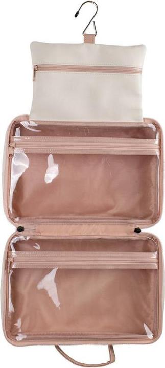 Actual product image Tender Love + Carry Pink Basics Saff Hanging Washbag