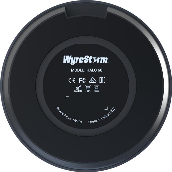 Actual product image WyreStorm Halo 60 Portable Plug and Play USB and Bluetooth