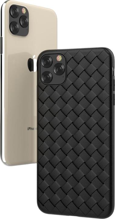 Devia Woven Pattern Design Soft Case iPhone 11 Pro black (Apple iPhone 11 Pro)