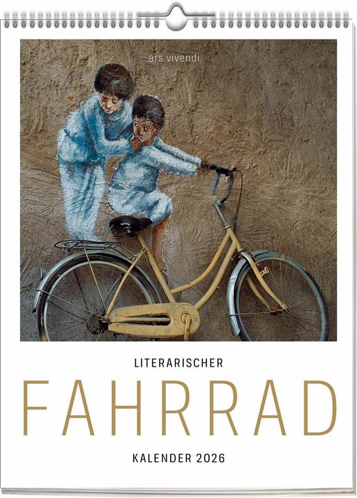 Actual product image Literarischer Fahrrad-Kalender 2026 (24 x 32 cm)