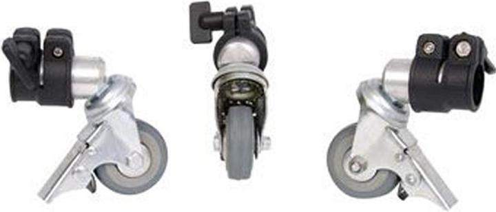 Productafbeelding Falcon Eyes Zwenkwielen PCA-22M 3 st. 22 mm (Statiefvoeten/wielen)