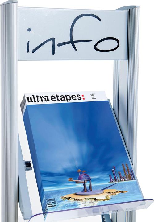 Immagine prodotto kaiserkraft Portadepliant mobile in metallo (A4)