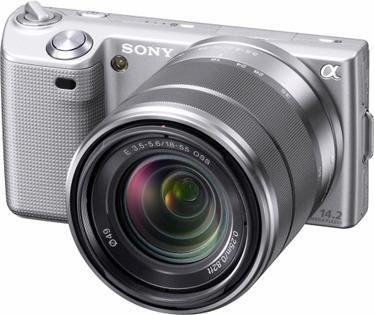 Immagine prodotto Sony NEX-5K, 14 MP, 7fps, filmati FullHD, KIT 18-55mm, argento