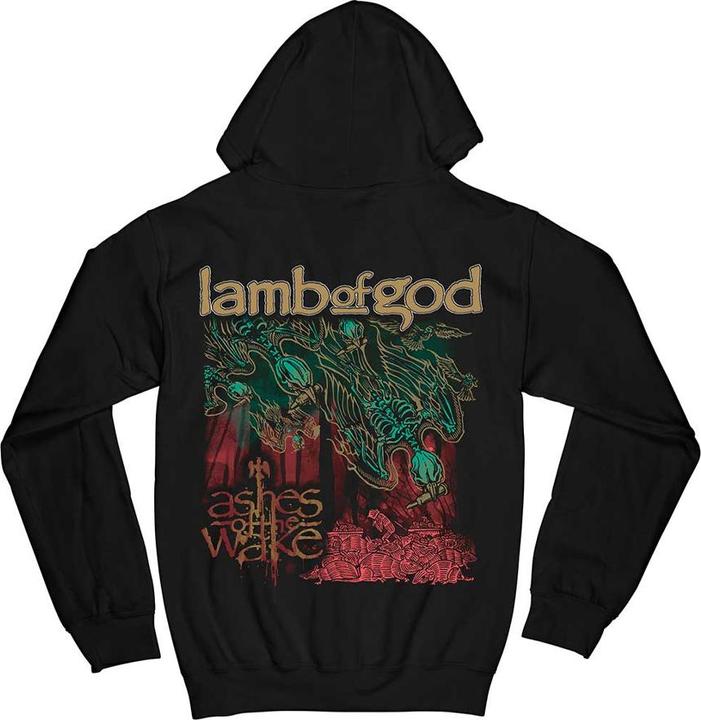 Immagine prodotto Lamb Of God Ashes Of The Wake Felpa con Cappuccio e Zip Intera Copertina Album Adulto Unisex (S)