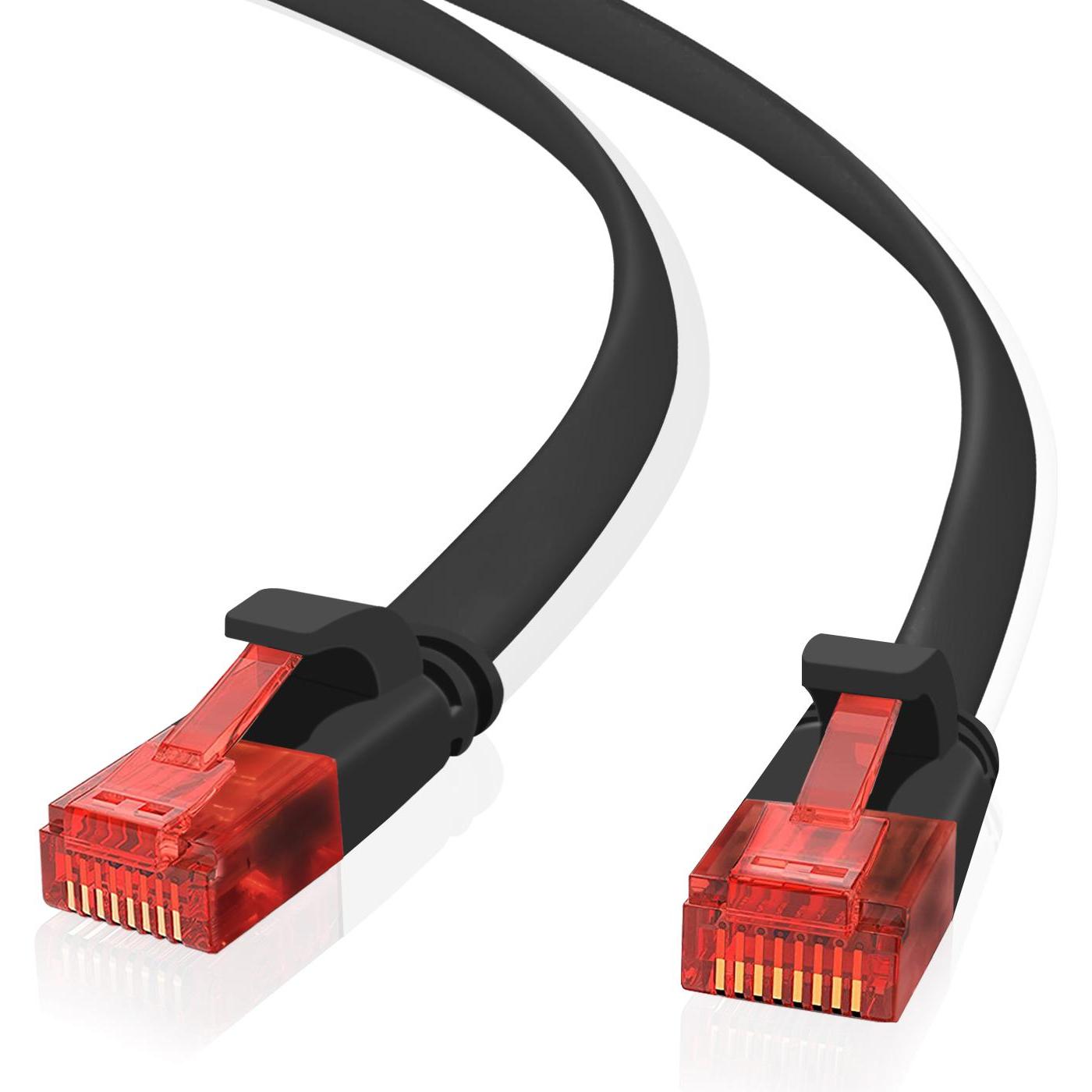 Helos Ultra Slim Patch-Kabel (U/UTP, CAT6, 20 m), Netzwerkkabel